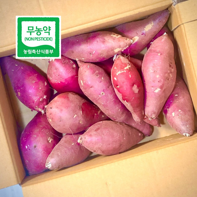 파머스넷 세척 무농약 꿀고구마 정품, 3kg 대 (300g이상), 1개