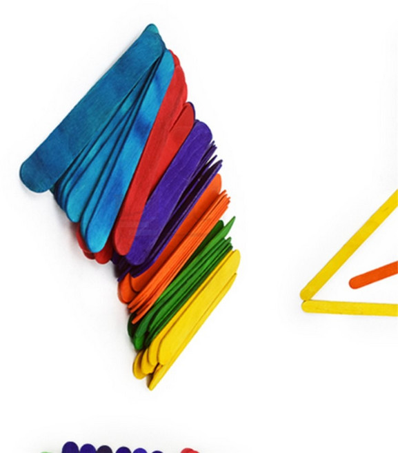 닐스 공예 하드바 나무하드막대, 칼라(소)