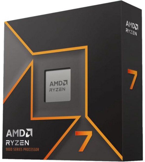 AMD Ryzen 7 9800X3D 쿨러 AM5 4.7 없음GHz 8 코어 / 16 스레드 104MB 120W 공인 딜러 100-100001084WOF/EW-1Y, 2. Ryzen 7 9700X (AM5)