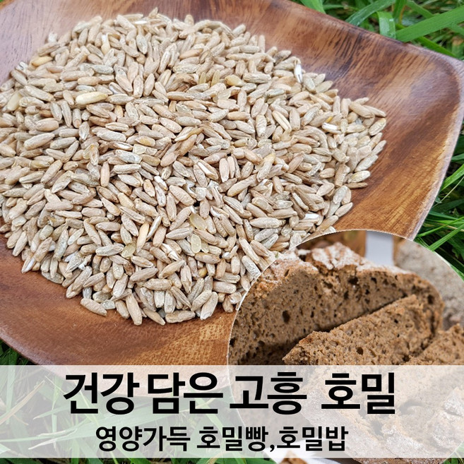 [진도장모와서울큰사위] 국산 호밀쌀 잡곡 제과 제빵 사용가능, 1개, 1kg