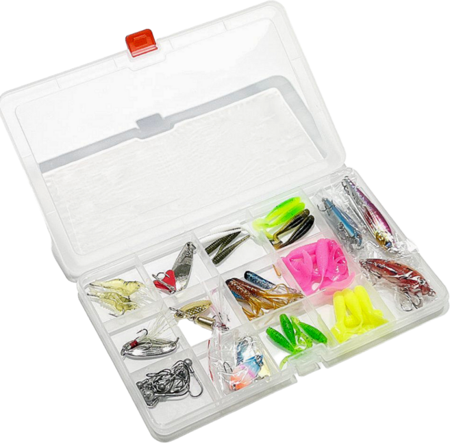 올인원 루어세트 지그헤드 웜 스푼 미노우 가짜미끼세트 볼락 꺽지 쏘가리, 1세트, 160g, 혼합색상