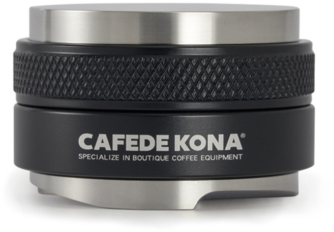 카페드코나 마카롱 양면 탬퍼 디스트리뷰터 51mm 58mm 바리스타 템핑 덴테이션 레벨링 툴 템퍼, 카페드코나 마카롱 양면 탬퍼 디스트리뷰터 51mm 블랙, 1개