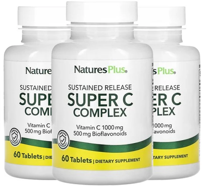 네이쳐스플러스 서방형 슈퍼 C 복합체 60정, 3개 - 쿠팡