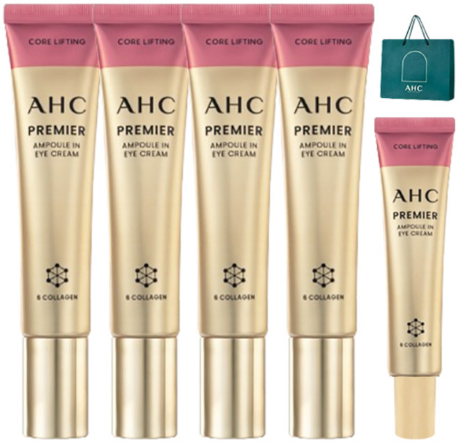 AHC 아이크림 코어 리프팅 시즌12 40ml x4 + 12ml + 쇼핑백, 1개
