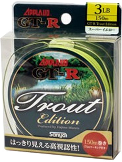 노마진낚시/산요 GT-R TROUT 트라우트 에디션/루어라인/송어/산천어/150m, 2LB, 1개