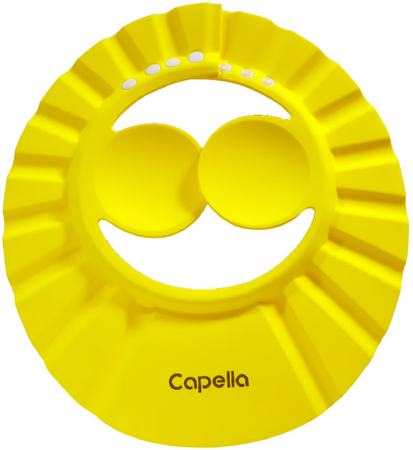 Capella 寶寶護耳洗髮帽, 黃, 1個