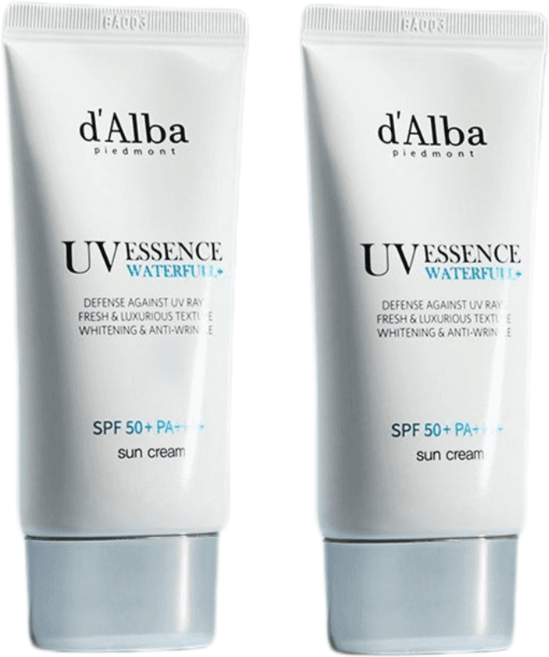 달바 워터풀 에센스 선크림 SPF50+ PA++++, 50ml, 2개