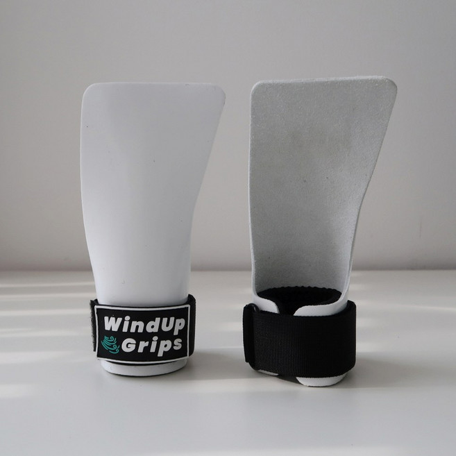 실리콘그립 Ver 4 크로스핏 모찌 그립 손바닥보호대 토투바 머슬업, 화이트, 1세트