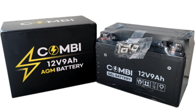 베스파배터리 시티에이스2 조이맥스 다운타운125 쥬드 AGM 12V9Ah, 콤비배터리9A, 1개