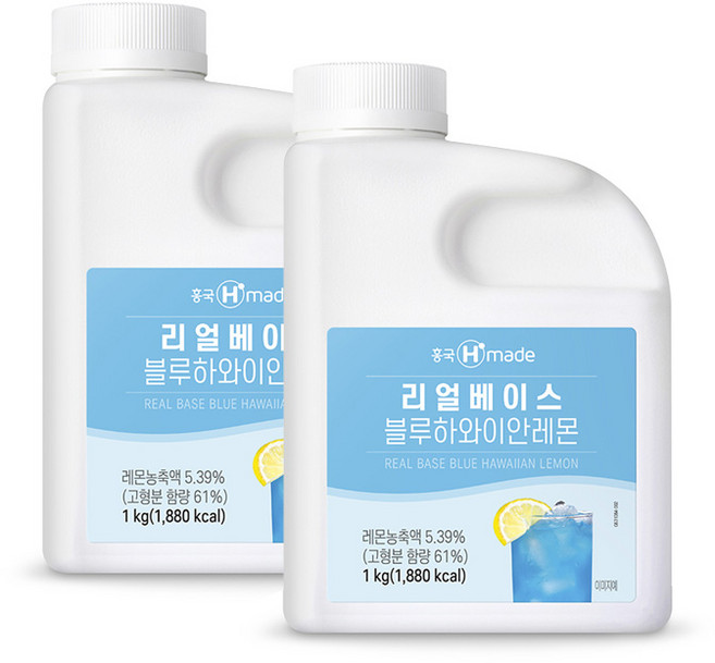 [업체발송] 흥국 리얼베이스 블루하와이안 1kg 2개세트, 2개