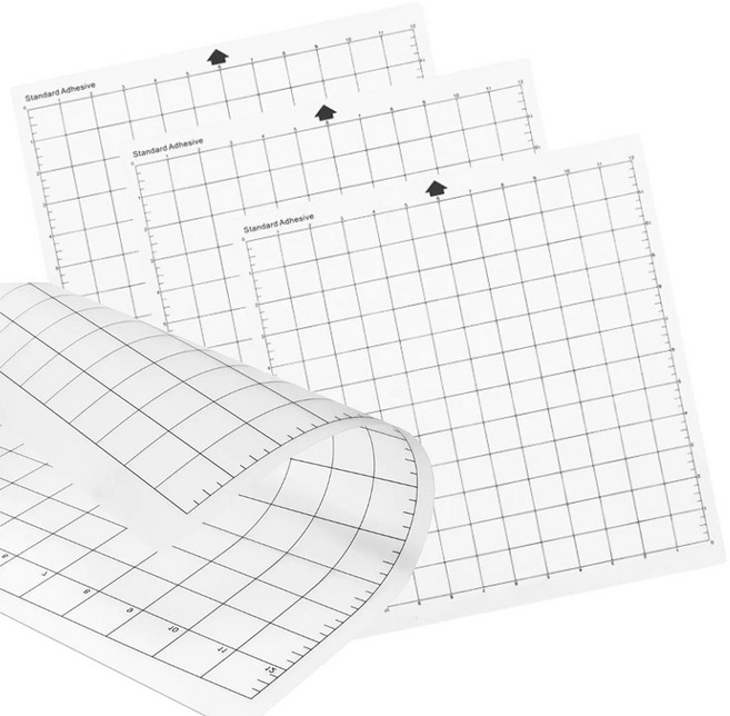 실루엣 카메오 전용 커팅 매트 12x12인치 케이크토퍼 매트, 3장