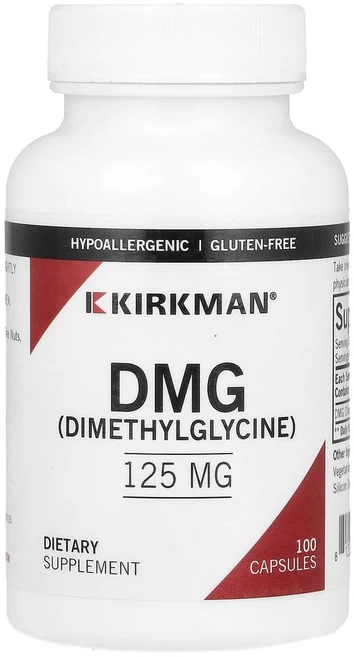 Kirkman Labs DMG(다이메틸글라이신) 125mg 캡슐 100정, 1개 - 쿠팡