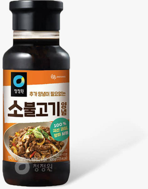 청정원 소불고기 양념 500g 15개