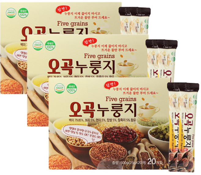오곡누룽지, 500g