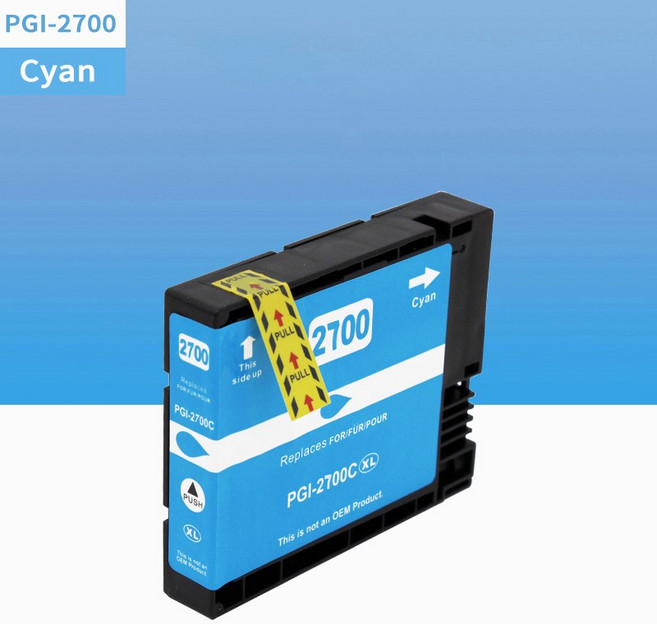 Canon IB4070 MB5070 MB5370 IB4170 MB5170 MB5470 PGI-2700XL 墨水匣, 藍色, 1個