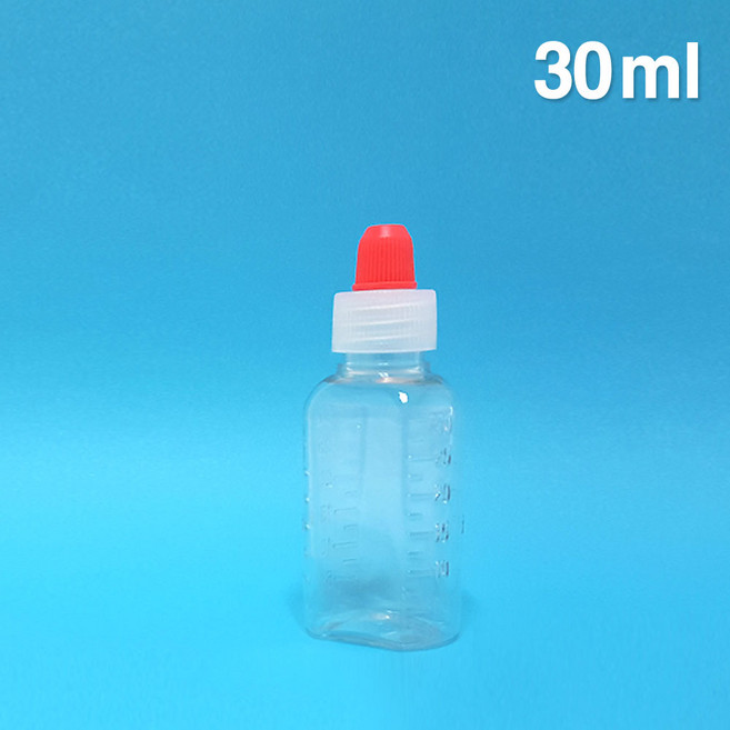 한국산 투약병 30ml- 100개 /물약병/공병/투약병/시약병/샘플병 30cc