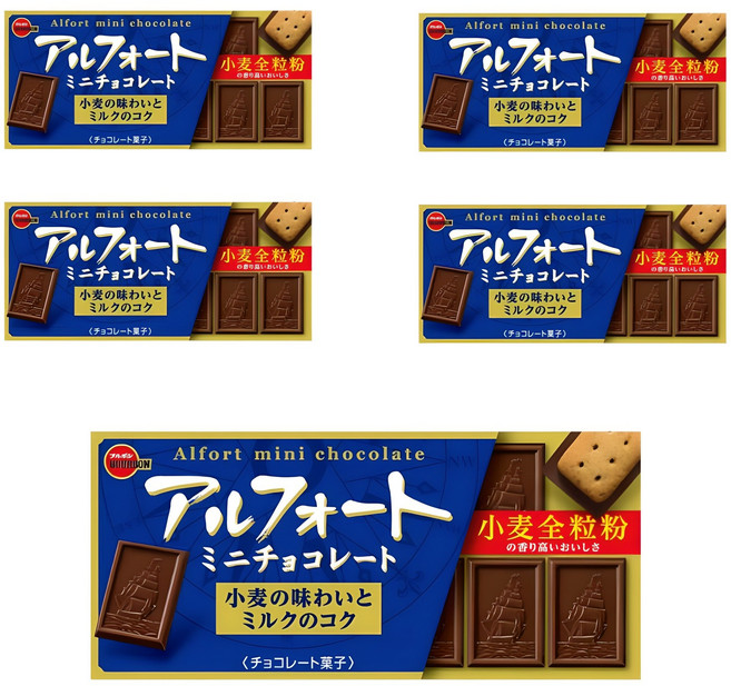 알포트 부르봉 미니 초콜릿, 5개, 59g