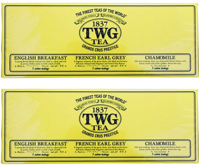 티더블유지 클래식 티 백 셀렉션, 2.5g, 15개입, 2개