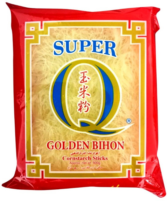 필리핀 당면 슈퍼 큐 골든 비혼 Super Q Golden Bihon 500g, 1개