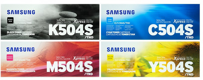 삼성전자 삼성정품토너 CLT-K504S/C504S/M504S/Y504S, 파랑(CLT-C504S), 1개