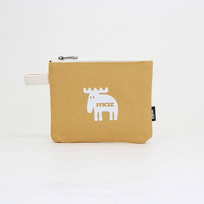 moz瑞典小駝鹿手拿化妝收納包(黃) 化妝包 收納包 手拿包