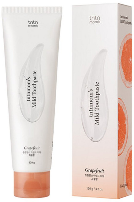 튼튼맘스 무불소 순한 임산부 자몽 치약 120g, 상세페이지참조, 1개