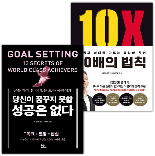 당신이 꿈꾸지 못할 성공은 없다+10배의 법칙 세트