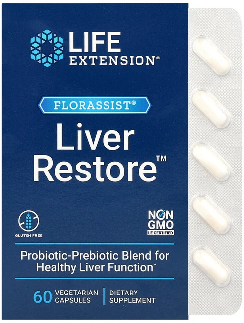 라이프익스텐션 플로라시스트 리버 리스토어 캡슐, 1개, 60정 - 쿠팡