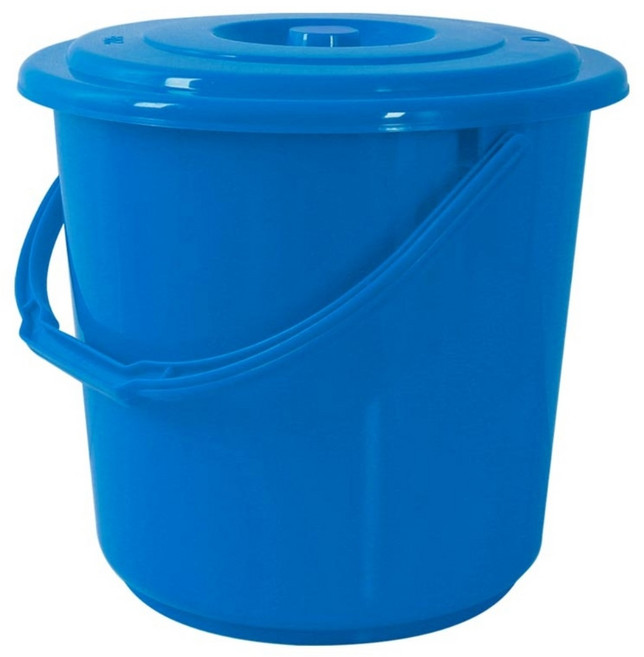 카시안 파트너 바케스 NA 플라스틱 양동이 음식물 쓰레기통 휴지통, 20L(블루), 1개