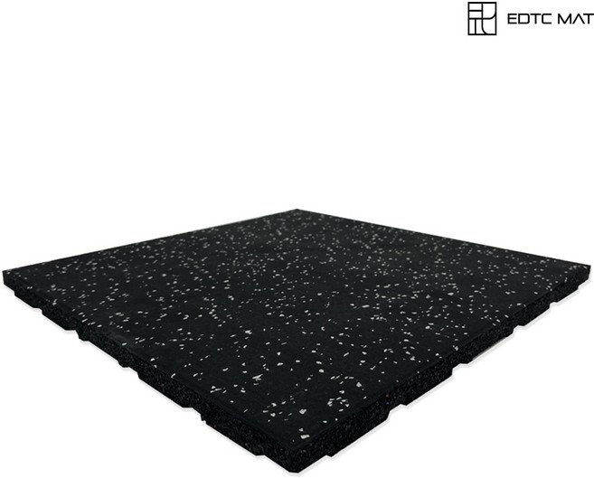 EDTC 충격흡수 소음방지 헬스 홈짐 고무매트, 점박이, 1개