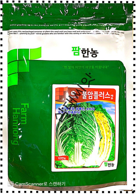 육묘용 김장배추 씨앗 불암플러스배추 10만립, 1개