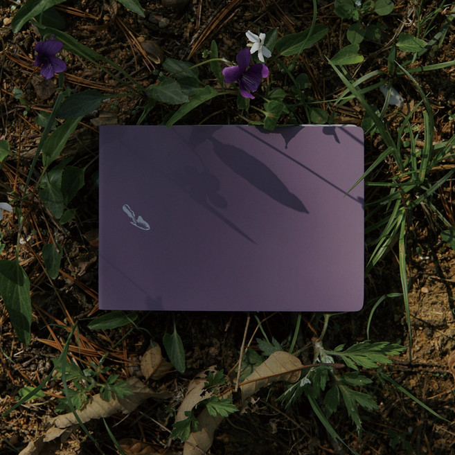 불렛저널 그리드 라인 노트 (필사 일기 아이디어 기록) 직장인 선물용 노트, 1개, 04.제비꽃밭(연보라)