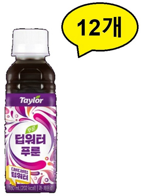 테일러 푸룬 딥워터, 180ml, 12개