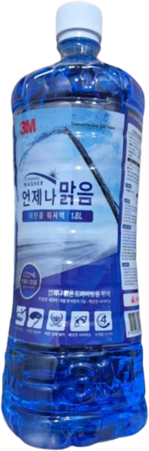 3M 쓰리엠 언제나맑음 에탄올 워셔액, 48개, 1.8L