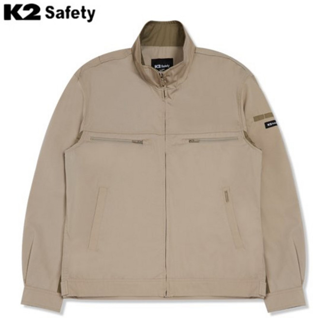 K2세이프티 작업복 방수 통기성 점퍼 베이지 JK-105R