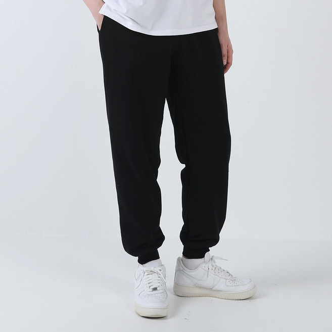 아우라큐 쭈리 조거팬츠 무지 시보리 남여공용 트레이닝팬츠