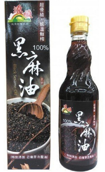 源順 超優級低溫鮮榨100%黑麻油570ml/罐~特惠中~, 1個