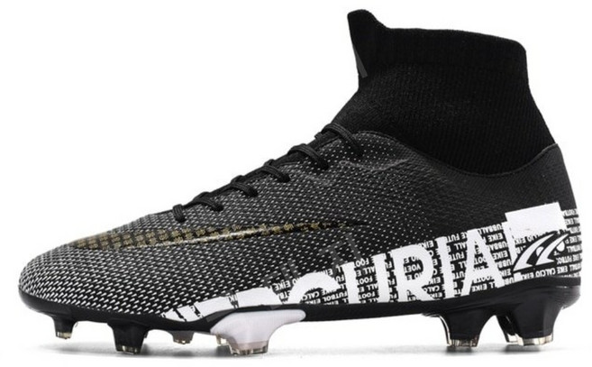 금돼지축구화 성인 전문 FG/TF 미끄럼 방지 롱 어린이용 높은 발목 축구화