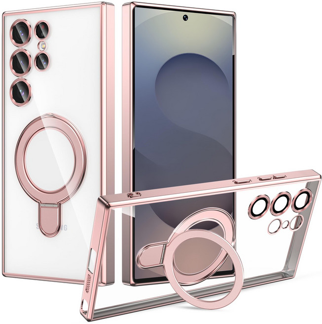 헤미션 갤럭시 S25 카메라 보호 맥세이프 거치대 케이스 카메라렌즈 완전보호 SLP01