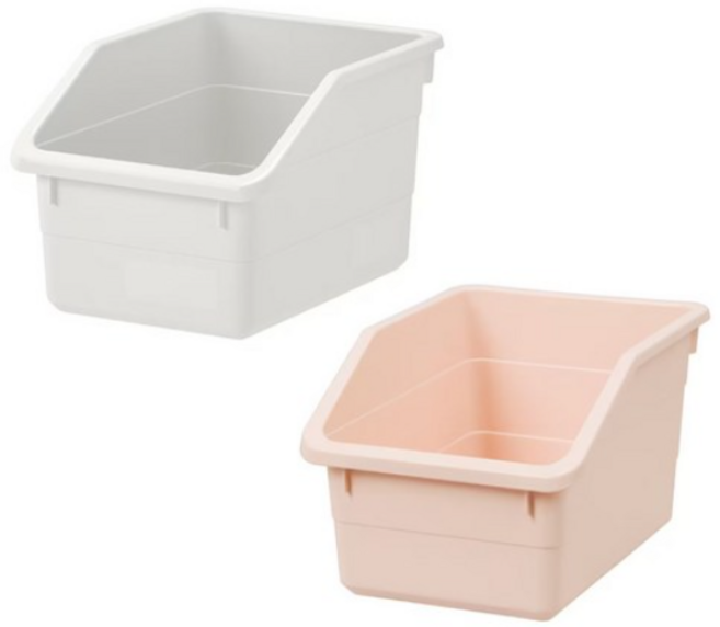 이케아 SOKERBIT 소케르비트 수납함, 화이트, 1개