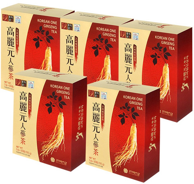 고려원인삼차, 3g, 50개입, 5개