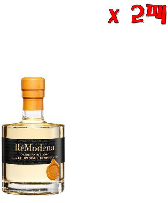 레모데나 화이트 콘디멘트 발사믹 비네거 모데나 Igp, 2세트, 250ml