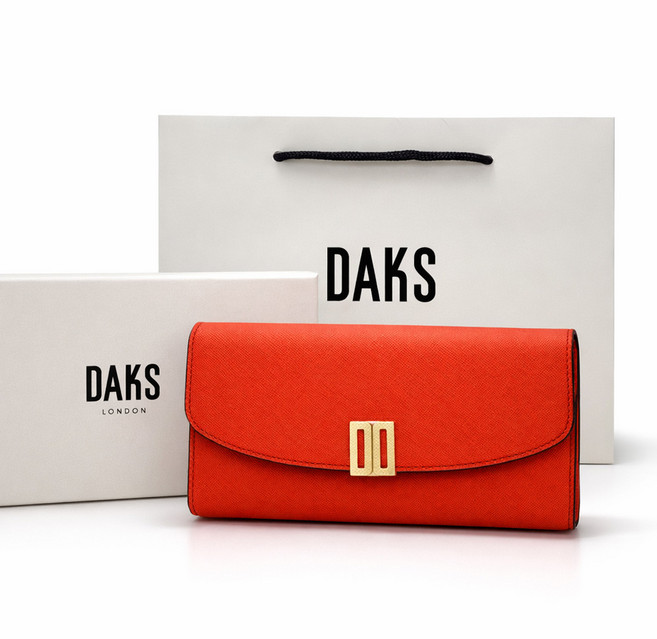 [백화점정품+선물포장 ] 닥스 DD 로고 소가죽 여성 지갑 장지갑