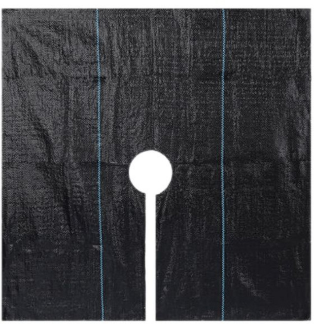 나무 제초 매트 100매 시트 방초망 잡초방지 잡초, 1.2mx1.2m 100장, 1개