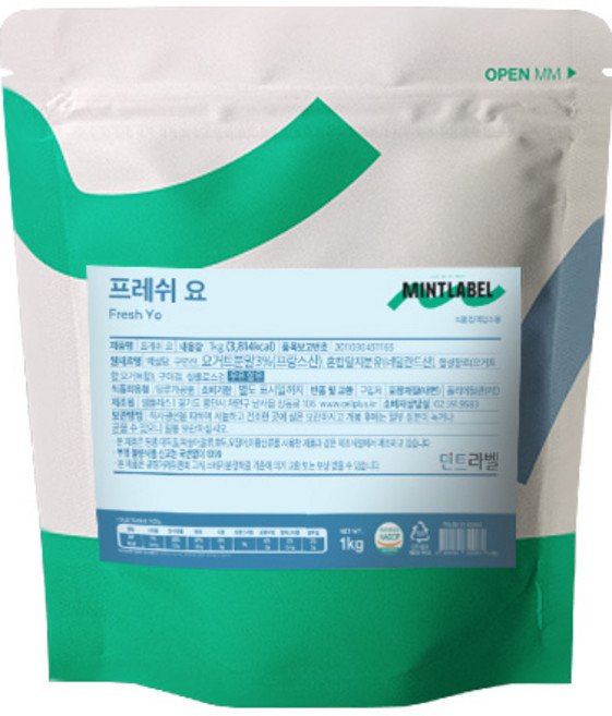 민트라벨 프레쉬요 1kg, 1개, 1개입