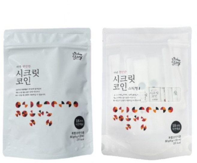 빅마마 이혜정의 시크릿코인 아주 편안한맛 스틱형 +아주 편안한맛 코인형