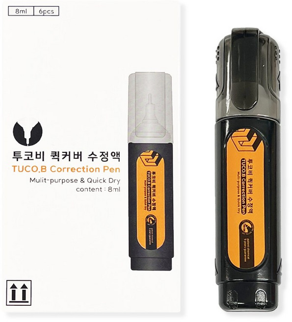 투코비 퀵커버 수정액 6p, 48ml, 1개