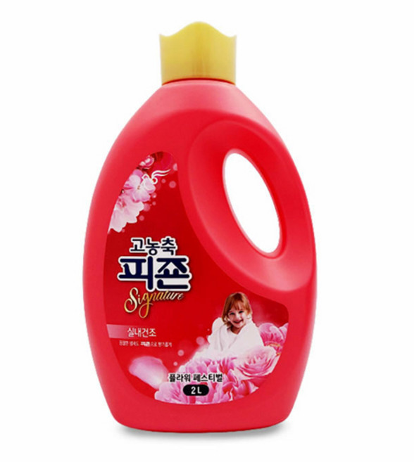 피죤 고농축 실내건조 시그니처 섬유유연제 플라워 페스티벌 본품, 2L, 1개