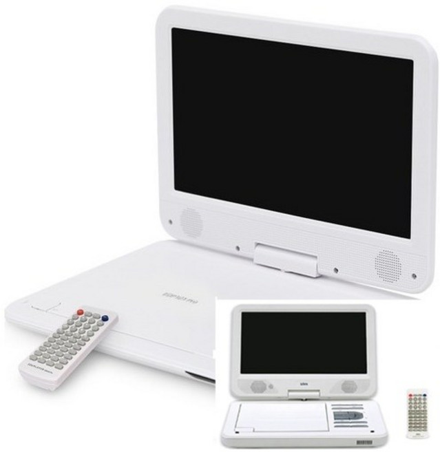 사파 포터블 휴대용 DVD CD 플레이어 코드프리제품 리모컨-, 7인치형 블랙 휴대용DVD, SAFA-화이트DV100