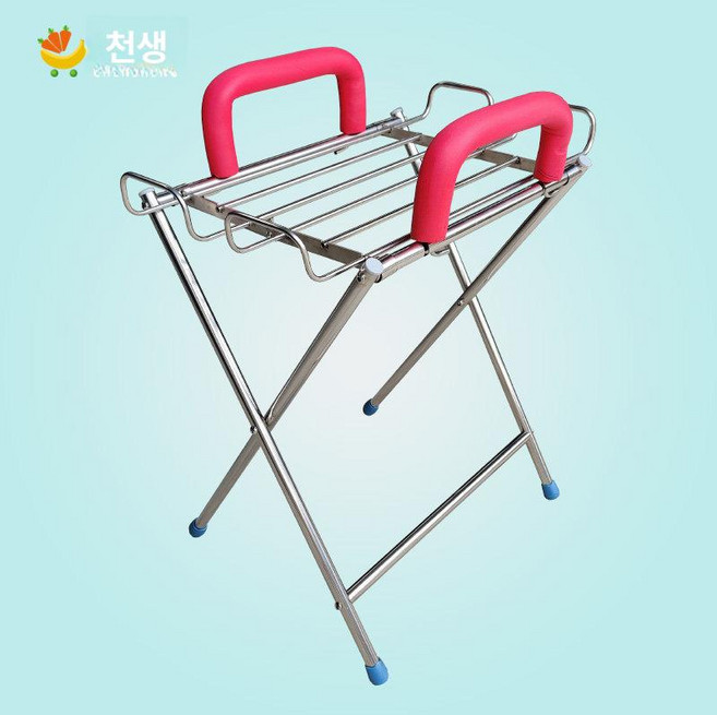 욕조 스탠드 접이식 기저귀 샤워 목욕 거치대 보조기구, 표준 모델